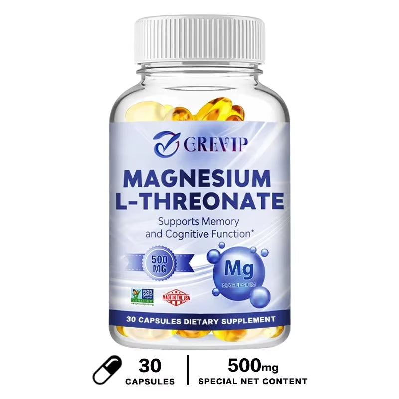Magnesium L-Threonate - Improve Memory, Cognition, Stress Relief and Sleep Quality
